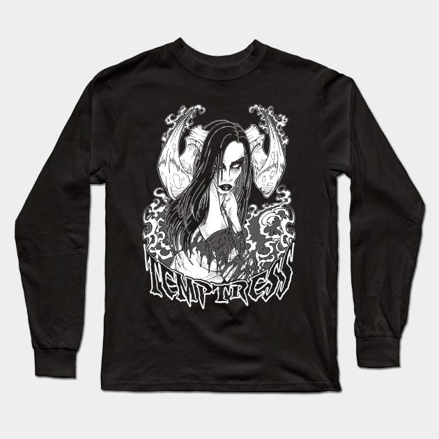 succubus temptation Long Sleeve T-Shirt by Stitchedupscribbles72